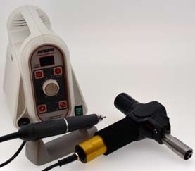 DIPROFIL Twin Power Unit TPU20 Ett system för både borstlös och kolmotorer. Går att ansluta till filmaskin FXMN (se nedan 90009) Digital display upp till 50.000 rpm.
