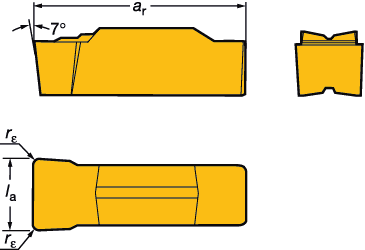 PARTNG AND GROOVNG CoroCut 1- and 2-edge CoroCut 1-2-egg Skär AVSTCKNNG OC SPÅRSVARVNNG CoroCut 1-2 eggar Spårsvarvning För tillämpningar i SO-området, se längst ner i tabellen.