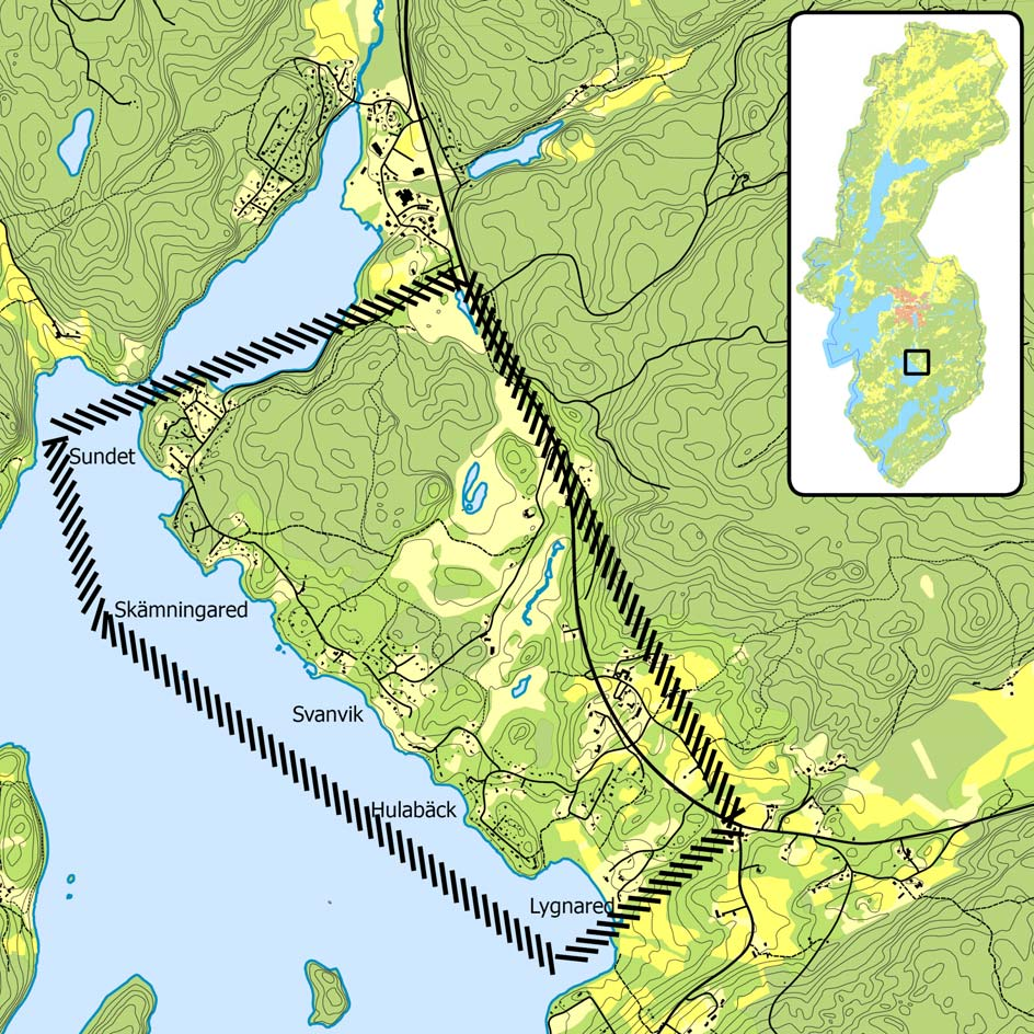 Sundet Nuläge: Allt fler bostäder omvandlas från fritidshus till åretruntboende. I dag är nästan hälften av bostäderna bebodda året runt.