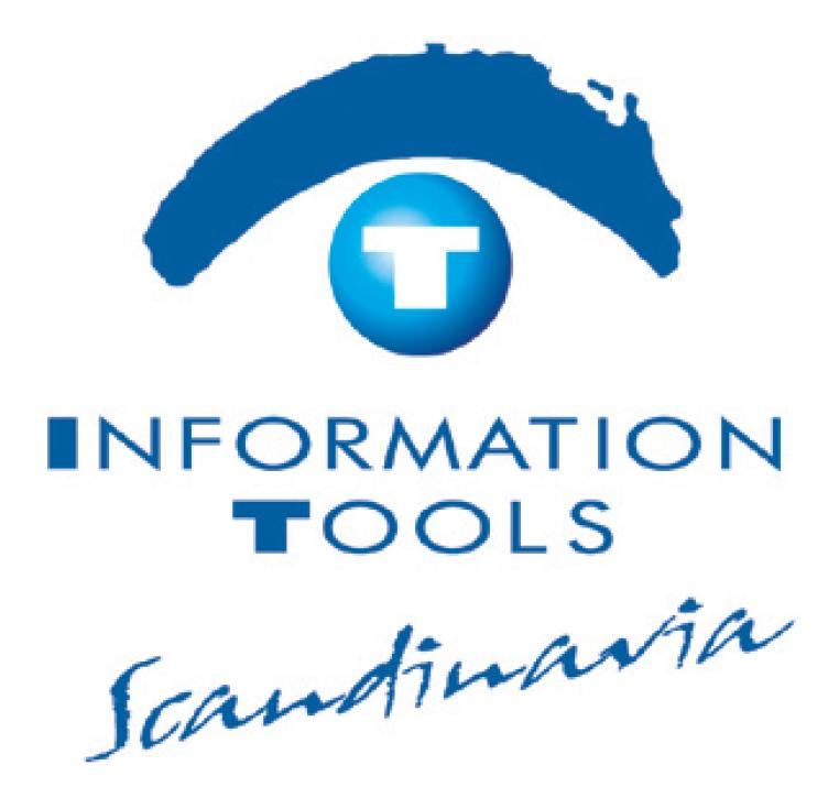 Information Tools Scandinavia AB Box 1113 131 26 Nacka Strand Tel: 08-21 02 20 www.informationtools.