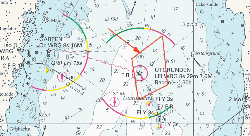 15 Nr121 Södra Östersjön / Southern Baltic * 3490 (T) Sjökort/Chart: 713, 81 Sverige. Södra Östersjön. Utgrunden. Geotekniska undersökningar.