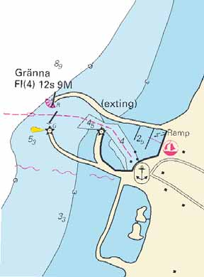 21 Nr121 Övriga inlandsfarvatten / Inshore waters * 3464 Sjökort/Chart: 121 Sverige. Vättern. Gränna. Ny fyr etablerad. Prickar utsatta. Utgår: Notis 2006:106/3208 (P), Notis 2006:114/3341 (P) 1.