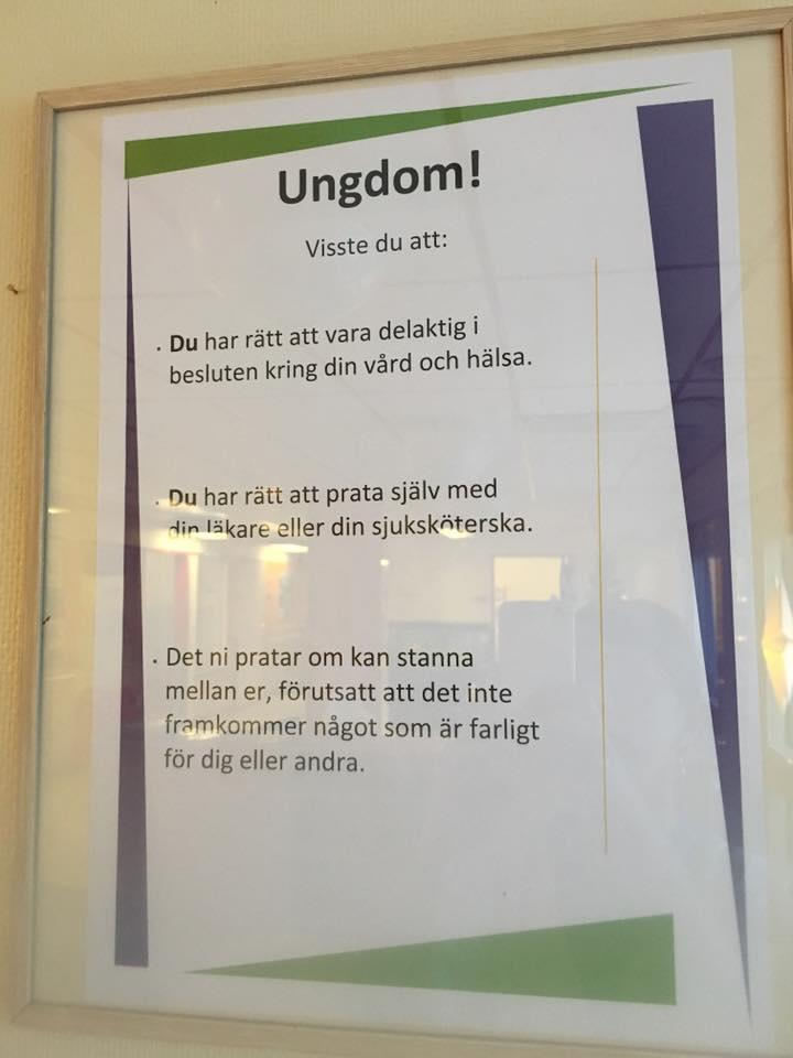 Ett väntrum har just förädlats i Eskilstunatrakten