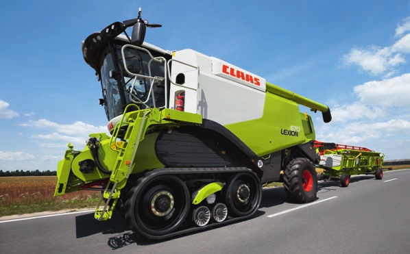 TERRA TRAC Framdrivning Automatisk framdrivning. CLAAS 4-TRAC.