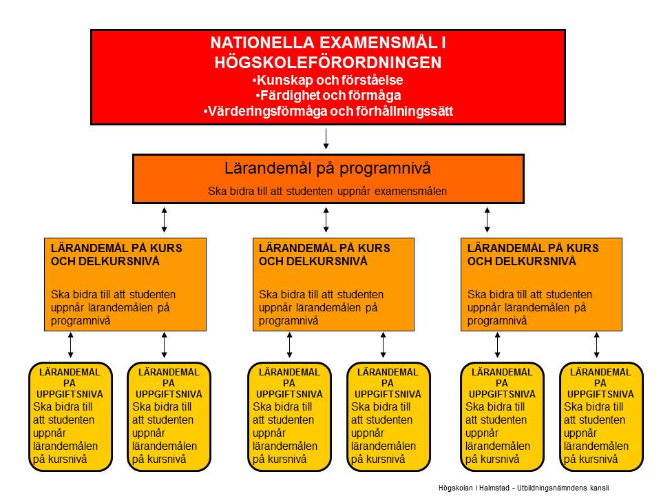 Bilaga 2 lärandemålens relation till