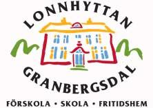 Lonnhyttan/Granbergsdals friskola Lonnhyttan/Granbergsdals friskola Granbergsdal 279 Lonnhyttan 723 691 92 Granbergsdal 69191 Karlskoga Tel. 0586-12120 Tel.