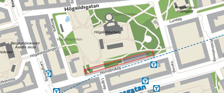 Bakgrund Wasted Space AB och Veidekke Bostad AB har inkommit med ett förslag som syftar till att utveckla Hornsbruksgatans karaktär och öka gatans samspel med intilliggande Högalidsparken samt till