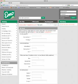 1 Registrering Här ser du hur du som ny kund registrerar dig som användare i vår Webshop. All information som du uppger är konfidentiell.