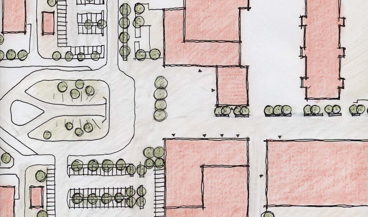 Planförslag Nedan presenteras planförslaget och dess huvudtankar. Därefter följer en diskussion kring förslaget utifrån ledorden stadsbild, utbud och sociala aspekter.