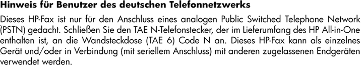 Meddelande till användare inom EES Meddelande till användare av det tyska telefonnätet Angående trådbunden fax i Australien Meddelande om bestämmelser för Europeiska unionen Produkter med CE-märkning
