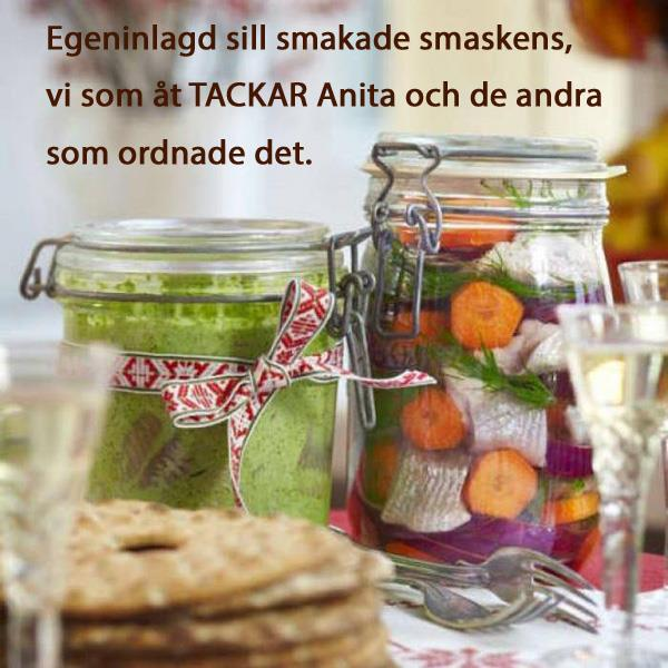Årets Sillunch på Elgentorp Bilden på sillen är lånad från nätet, då jag inte tog någon bild på originalsillen.