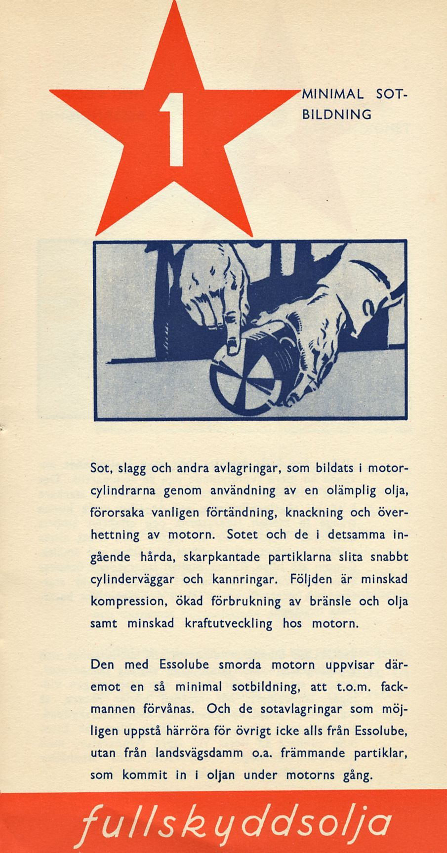 MINIMAL BILDNING SOT- Sot, slagg och andra avlagringar, som bildats i motorcylindrarna genom användning av en olämplig olja, förorsaka vanligen förtandning, knackning och överhettning av motorn.