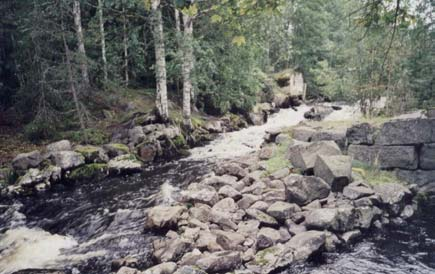 6. Gopån, nedströms Lingan ARO: Hamrångeån Ockelbo NÖ FVO Uppväxtområde för öring (m ) 4 6 Ståndplatsområde för öring (m ) 37 4 165 63 95 3 685 7 3 Ej lämpligt Tämligen bra Möjligt, men ej bra