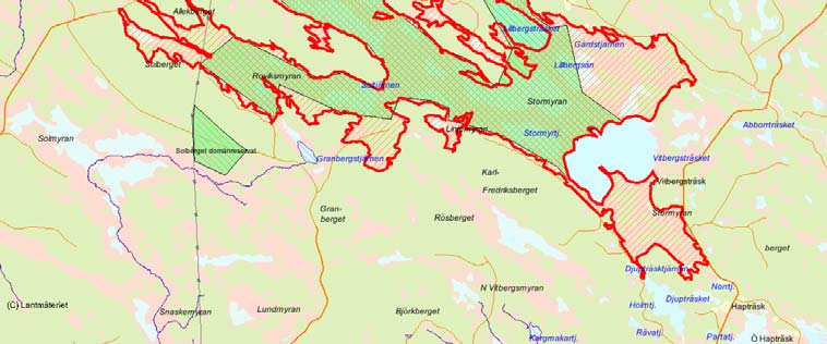 Länsstyrelsens bedömning Stormyran är ett vidsträckt myrområde kring några bäckar. Här finns en värdefull mosaik av olika myrtyper, sumpskogar och tjärnar.