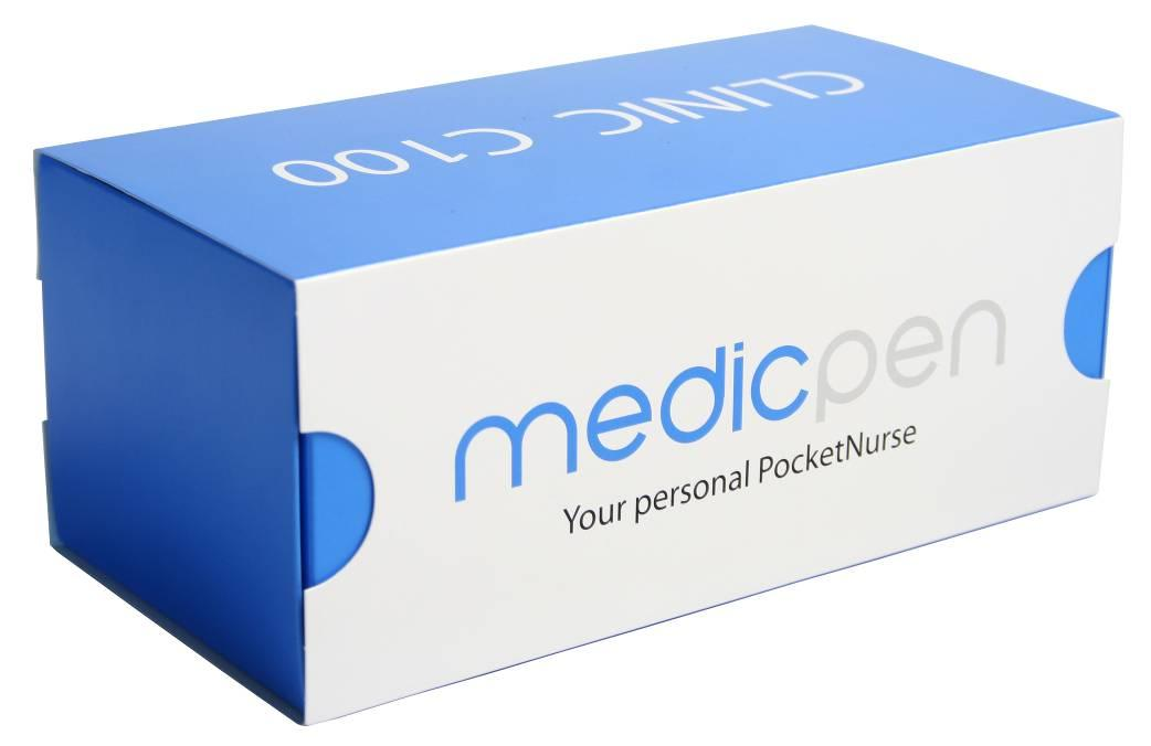 MedicPen Clinic C100 säker och användarvänlig MedicPen Clinic C100 är en egenutvecklad och patenterad, datoriserad tablettdoserare som specialanpassats för kliniska prövningar inom