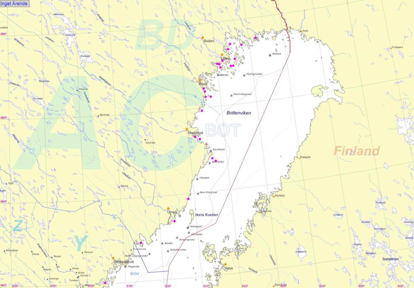 Statistik för respektive Search and rescue (SAR)- område Bottenvikens SAR-område Karta :