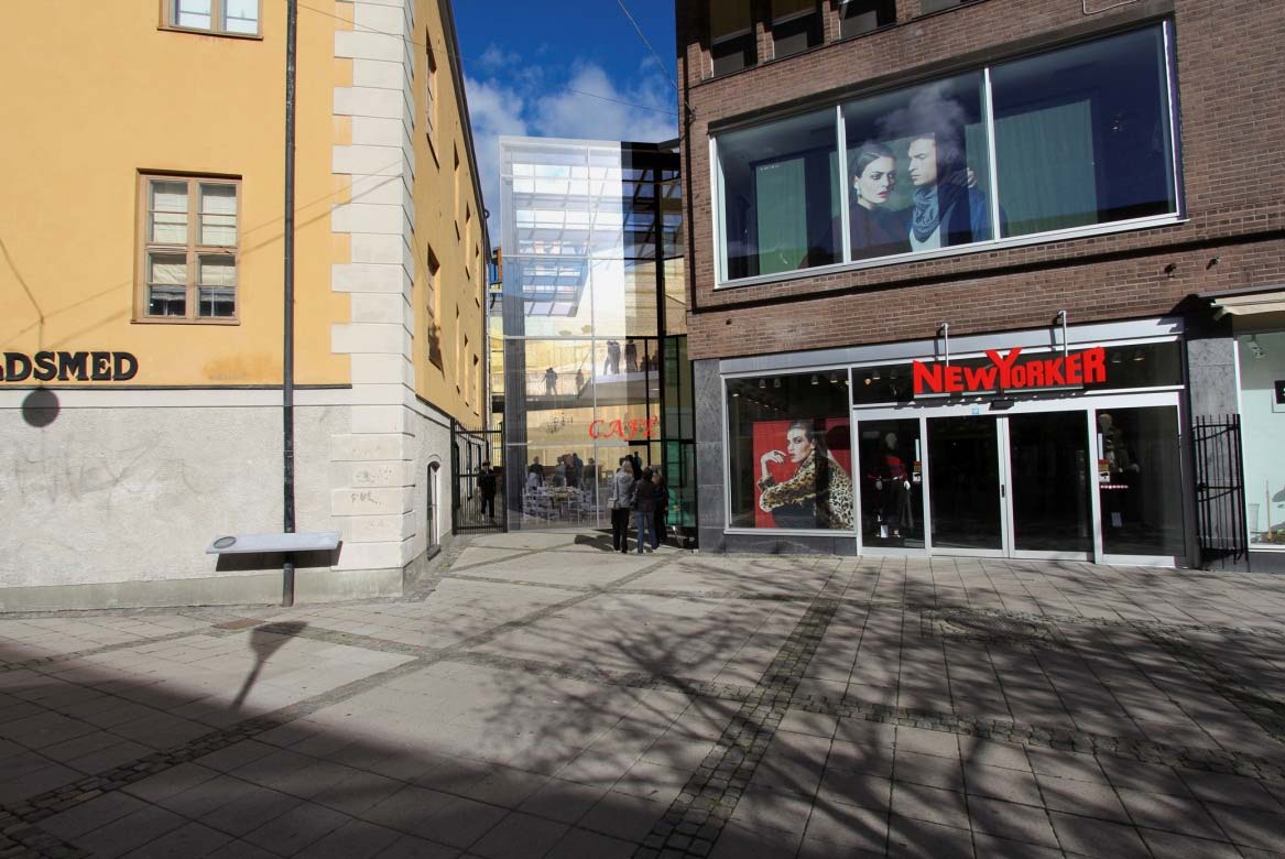 Vy Svartbäcksgatan, förslagsskiss Sweco 2013-10-09 Möte Celsiushusets