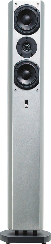 BRAVO FX04 Tower speaker, pedestal mounted Solid bass port with downfiring configuration 5 1/4" woofers with twin coil technology Pelarhögtalare påfot Nedåtriktad massiv basport 5 1/4" bas med twin