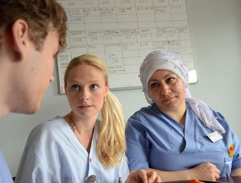 Lars Bergström, informatör Marie Söderström, projektledare Lena Slotte, enhetschef Linnéa Salman, Karin Thune, Britta Berggren, biträdande enhetschefer Copyright: