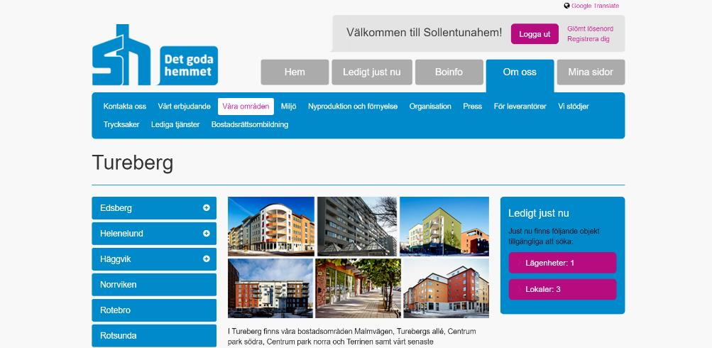 Scenario 3 Få en överblick över lediga/intressanta lägenheter Gustav Gustav har precis kommit hem från jobbet. Det är torsdag vilket innebär att nya lägenheter har kommit ut hos Sollentunahem.