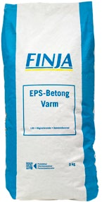 Lättviktsuppfyllnad GOLV EPS-Betong Varm Extra lätt och högisolerande lättviktsuppfyllnad för utjämning och uppfyllnad. EPS-Betong Varm är dammreducerad, pumpbar och lämplig under golvvärme.
