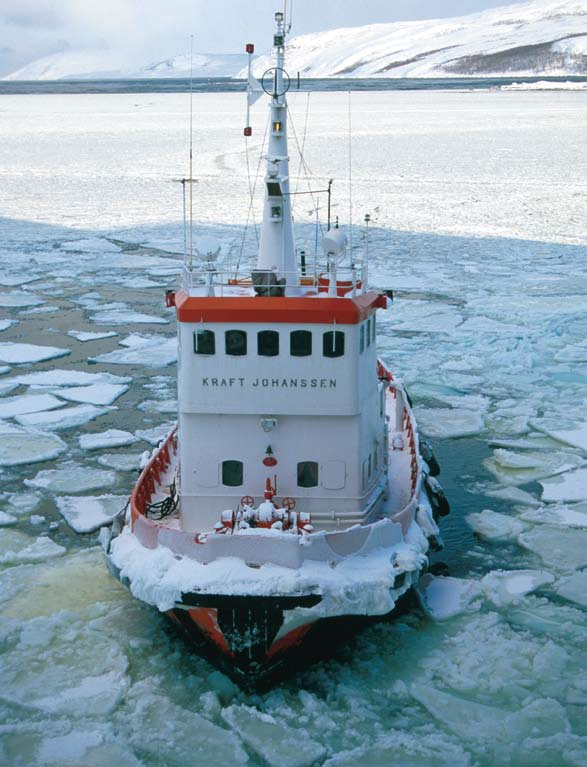Sjöfart Minskad havsis i Bottenviken kommer att underlätta vintersjöfarten. I övrigt kommer klimatförändringarna inte att innebära några negativa konsekvenser för sjöfarten.