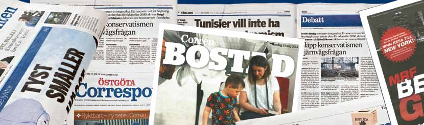 Annonser på fast plats i tidningen Gemensamt för annonsutrymmen med fasta annonsformat är det begränsade antalet och de i förväg bestämda storlekarna.