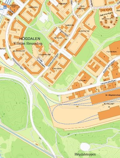 Sida 4 (10) Högdalens centrum Magelungsvägen Högdalens företagsområde Markanvisat område Tidigare beslut Aktuellt tjänsteutlåtande är den första redovisningen i detta ärende.