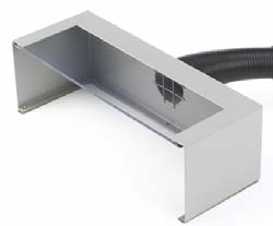 TILLBEHÖR OCH MUNSTYCKEN 700-3026 Rengöringsborste för sugarm Ø 60 mm Munstycke ALFA Svart polystyren, ESD-säker Bredd 225 mm Höjd 100 mm W-SPECIAL Spjälldel med snabbfäste För montage på sugarmar