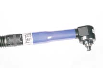 TRYCKLUFTSVERKTYG SI2050AG Microvinkelslip Minislipmaskin avsedd för precisionsslipning 30 mm slipskiva medföljer som standard Levereras med en mjuk och flexibel luftslang Levereras med en