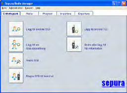 MJUKVARA SDP SEPURA DISTANCE PROGRAMMING Med vår SDP-tjänst kan man på ett kostnadseffektivt och säkert sätt se till att terminalflottan är rätt programmerad och därmed ha full funktionalitet utan