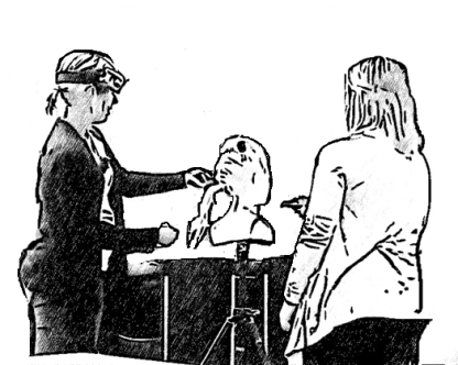 Anna Öhman Hade deras blickar mötts hade det sett annorlunda ut (se figur 3), i figur 2 däremot tittar läraren ner på håret.