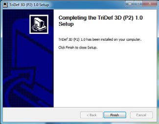 5. Visa 3D med TriDef 3D-program 5. Visa 3D med TriDef 3D-program 5.1 Datorns systemkrav Rekommenderade systemkrav Intel Core i5 eller AMD Phenom II X4 CPU eller bättre 2GB RAM.