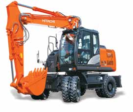 ZAXIS-5 serien HJULGRÄVARE Modellkod : ZX140W-5B Nominell motoreffekt : 90,2