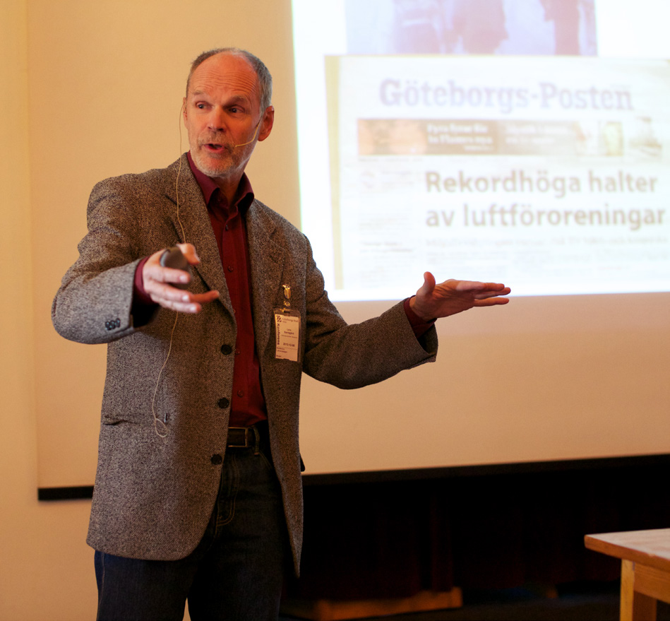 Luftvårdsdagen 2012 Årets Luftvårdsdag ägde rum den 6 december i Göteborg. I år var det Göteborgs Hamn som var värd för dagen och vi höll till i Sjömanskyrkans lokaler.