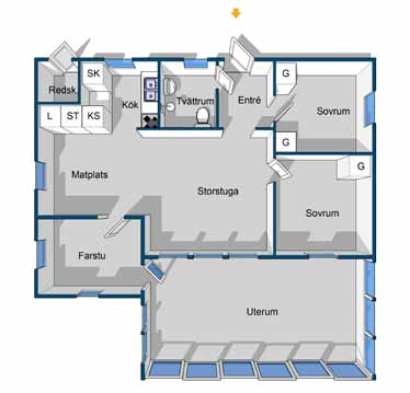 Objekt Information Typ Mörbylånga - Bläsinge 19:2. Fritidshus - 1-plan. Byggår 1972. Storlek Boarea ca 49m²., biarea ca 7m². Areauppgifter enligt taxeringsinformationen.