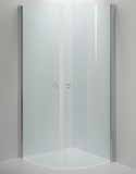 Dusch INR WC/DUSCH Josephine 780 svängbar skärmvägg, profil i blank aluminium, höjd 2000.