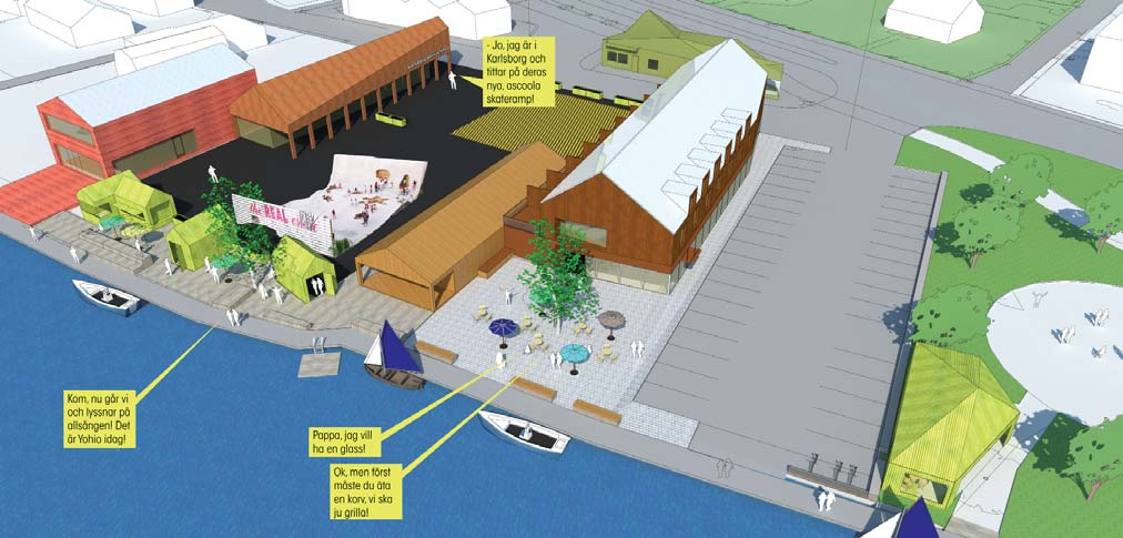 13. INSATSOMRÅDEN OCH DELPROJEKT 139 Camping, badplats Öl-tappen, rastplats Passagemöjlighet längs med stranden Kanalområdet Bryggpromenader Ställplatser för husbilar/uppställning av båtar Utökad