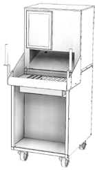 -5600099-036 M101 Lösviktsautomat M101 Lösviktsautomat med en A4-skyltram och plastpåshållare. Model 700 och 870 är utrustad med sidoplåtar.