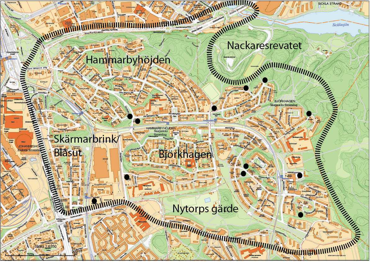 SID 3 (5) Beslut i stadsbyggnadsnämnden I sitt svar på stadsdelsnämndens skrivelse ställde sig stadsbyggnadsnämnden positiv till att påbörja ett programarbete.