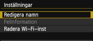 Registrera ett namn 4 5 Ange ett namn. Instruktioner för hur du matar in tecken finns i Använda det virtuella tangentbordet på nästa sida. Du kan ange upp till 16 tecken. Slutför proceduren.