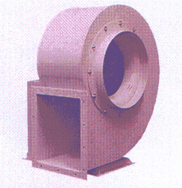 Radialfläkt GMT Enkelsugande, direktdriven radialfläkt i gnistsäkert utförande. Fläkthjul med självrensande raka radiella skovlar i gjuten aluminium, balanserat enligt ISO 1940.