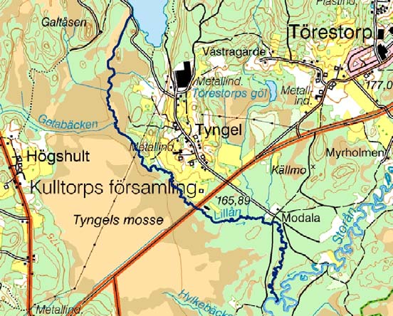 Lillån (Hästhultasjön-Storån) Storåns ARO Lillån (Hästhultasjön-Storån) rinner från Hästhultasjön ner till Storån en km norr om High Chaparral i Gnosjö kommun.