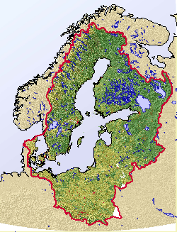 Havsområdet Östersjön Yta Volym Årlig tillförsel av vatten från land och omgivande hav Permanent salthaltsskiktning 228 000 kvadratkilometer 14 900 kvadratkilometer 480 kvadratkilometer 6-8 promille