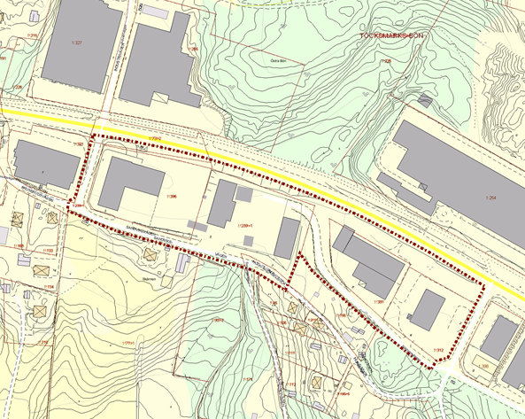 Sidan 3 av 11 Planområdet omfattar fastigheterna Töcksmarks Bön 1:396, 1:381, 1:312 samt 1:226. Planområdet omfattar även del av 1:239 och del av 1:73.