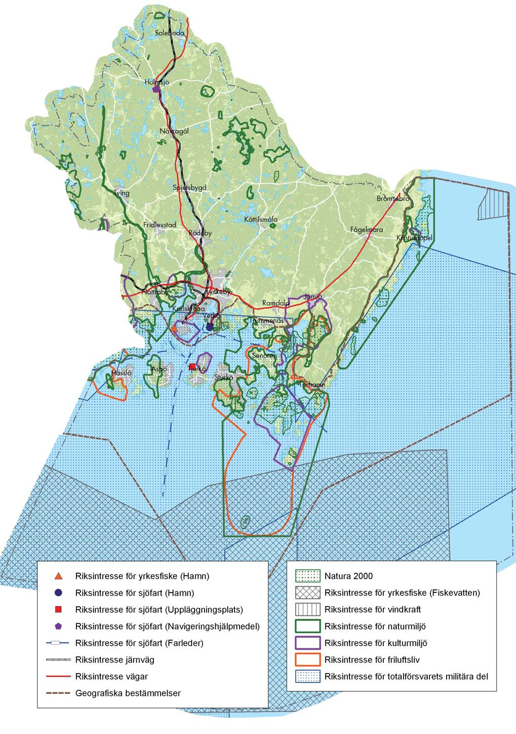 Riksintressen i Karlskrona kommun 158 ÖVERSIKTSPLAN