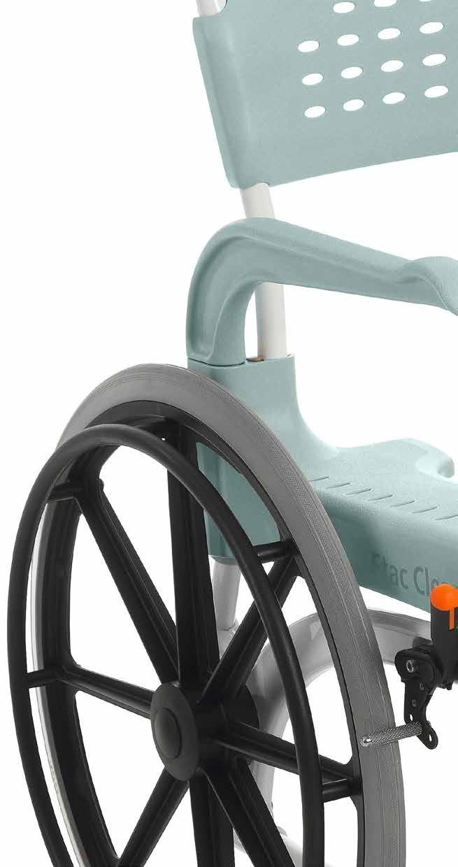 Etac Clean 24" mobil duschsstol Den här varianten av Etac Clean