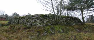 Omkringliggande åkrar, ängsmarker och skogsbryn hålls öppna.