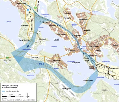 Viktiga regionala projekt Norrbotniabanan som en del av Botniska korridoren Luleå - Strategisk hamn Nytt ställverk på Luleå bangård Trafiksäkerhet och tillgänglighet på Nationella och regionala