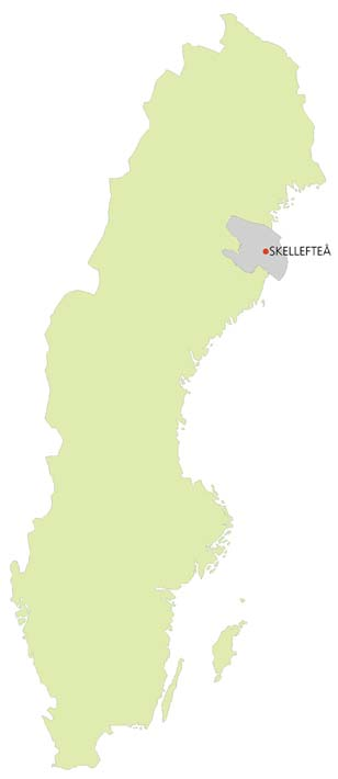 Skellefteå har omväxlande årstider, kontrastrika miljöer, kusten, sjöarna och älvarna, rika naturtillgångar, trygga livsmiljöer, prisvärda bostäder, ett rikt föreningsliv och en starkt rotad kultur